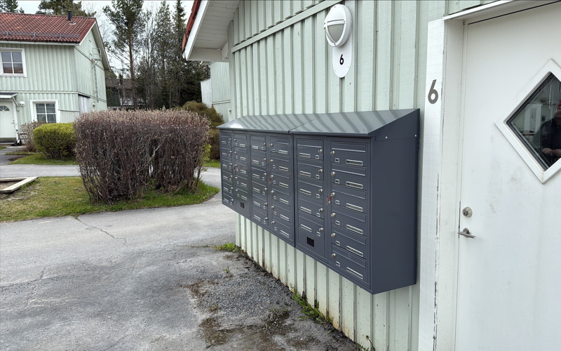 Säkrare med samlade postlådor och postboxar